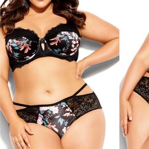 City chic Mimi floral shorty panty